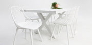 Ravenne Persia 9pc Dining Setting - White